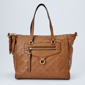 Louis Vuitton Brown Leather 'Lumineuse PM' Bag