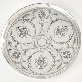 Tiffany & Co. Sterling Silver Low Footed Dish