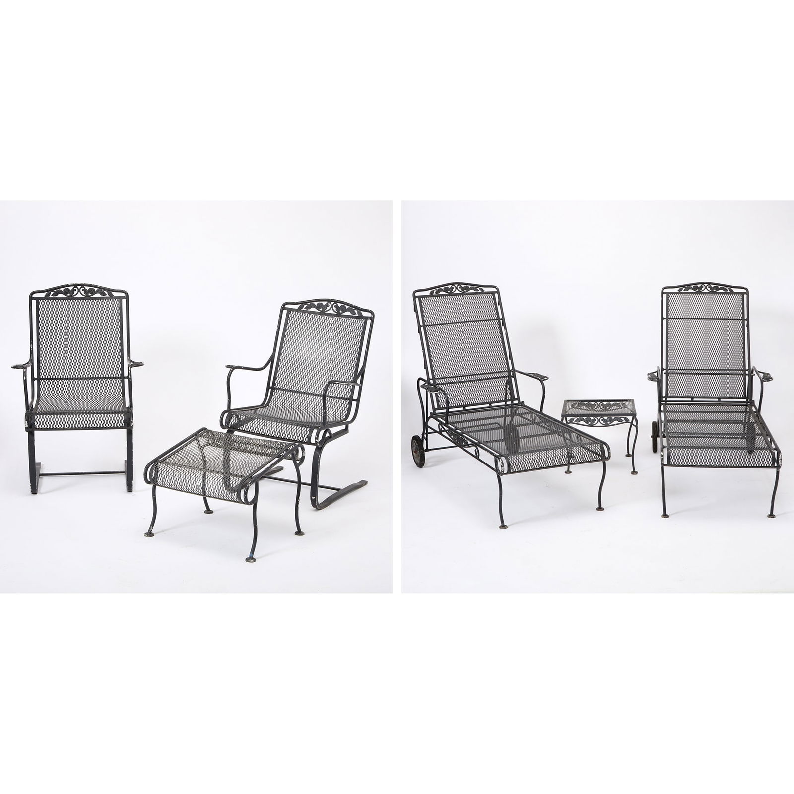 Suite of Metal Outdoor Furniture (1 of 15)