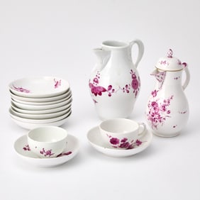 Group of German Porcelain Table Articles