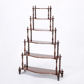 Victorian Rosewood Etagère