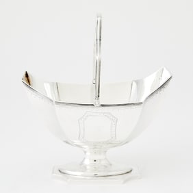 George III Sterling Silver Sugar Basket
