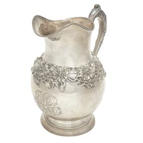 American Sterling Silver Water Pitcher Redlich & Co., 20th century