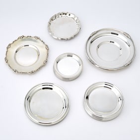 Group of Continental Silver Dishes