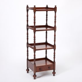 English Mahogany Etagère