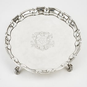 George II Sterling Silver Salver
