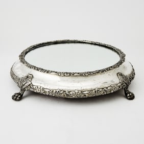 Silver Plated Mirrored Centerpiece