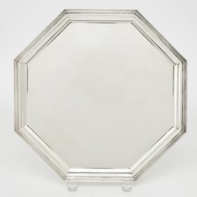 Italian Sterling Silver Octagonal Tray