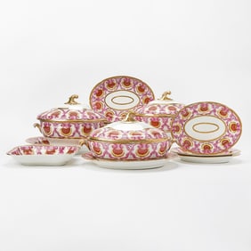 English Porcelain Partial Service