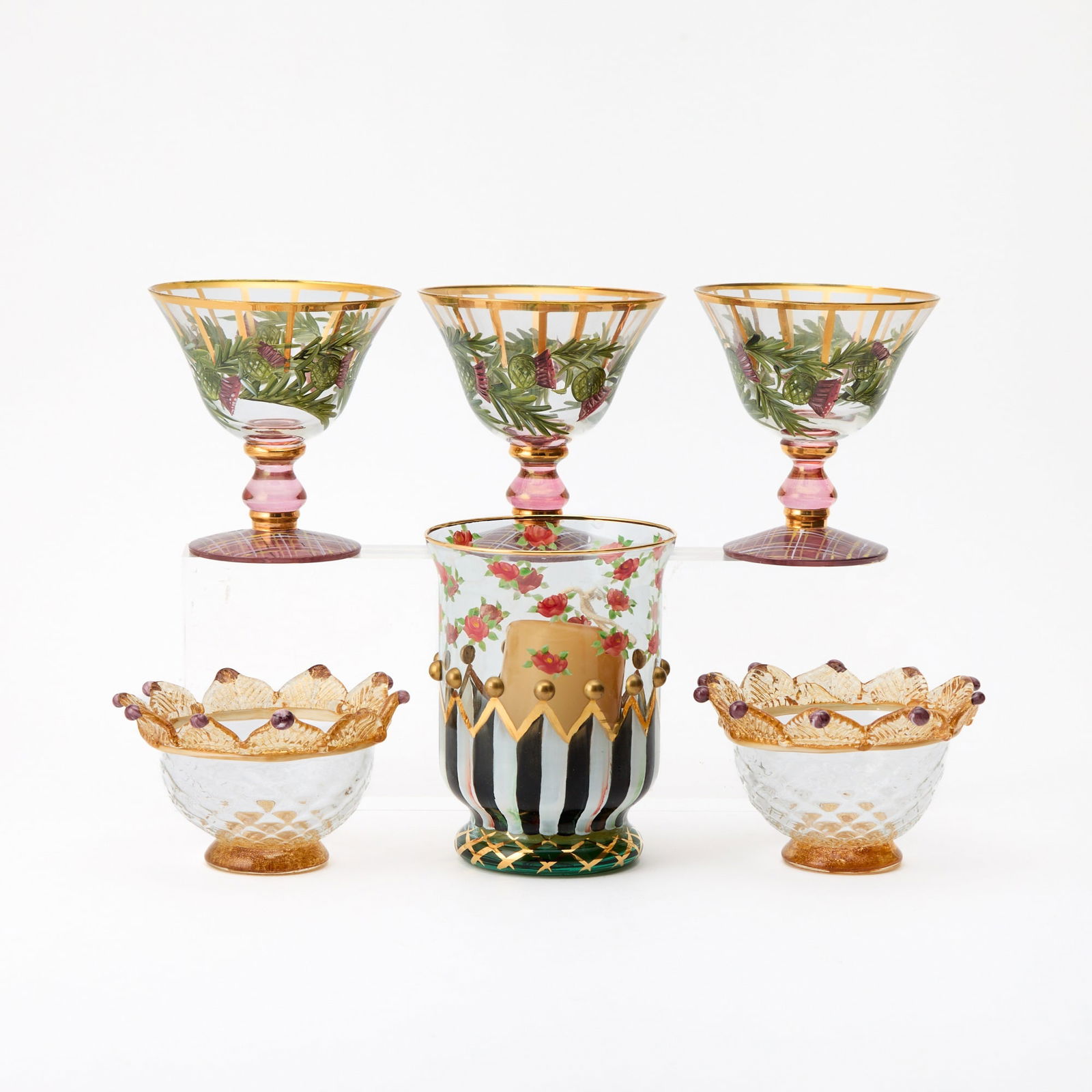 Group of Glass Table Articles (1 of 5)