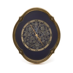 Atelier Juvenia Gilt-Bronze Desk Clock