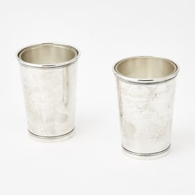 Pair of Tiffany & Co. Sterling Silver Julep Cups