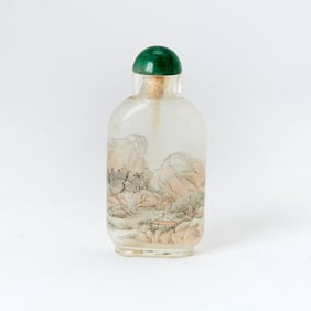 Chinese Enameled Glass Snuff Bottle