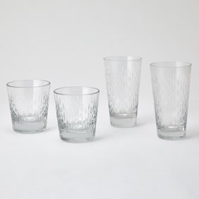 Partial Set of Baccarat Blown Glass "Paris" (Cut) Pattern Barware