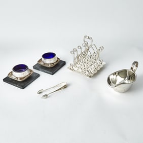 Group of Silver-Plated Table Articles