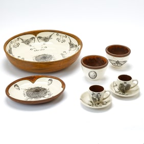 Eight Laura Zindel Ceramic Table Articles