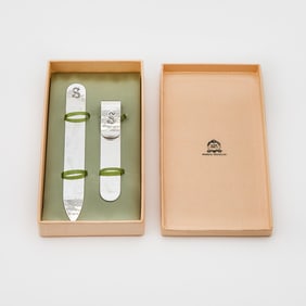 Federico Buccellati Sterling Silver Bookmark and Paper Knife