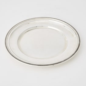 Italian Silver Circular Salver