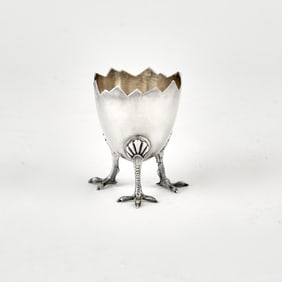 Sterling Silver Novelty Egg Cup