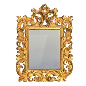 Rococo Style Gilt-Wood and Composition Mirror