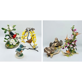 Five Boehm Porcelain Birds or Groups