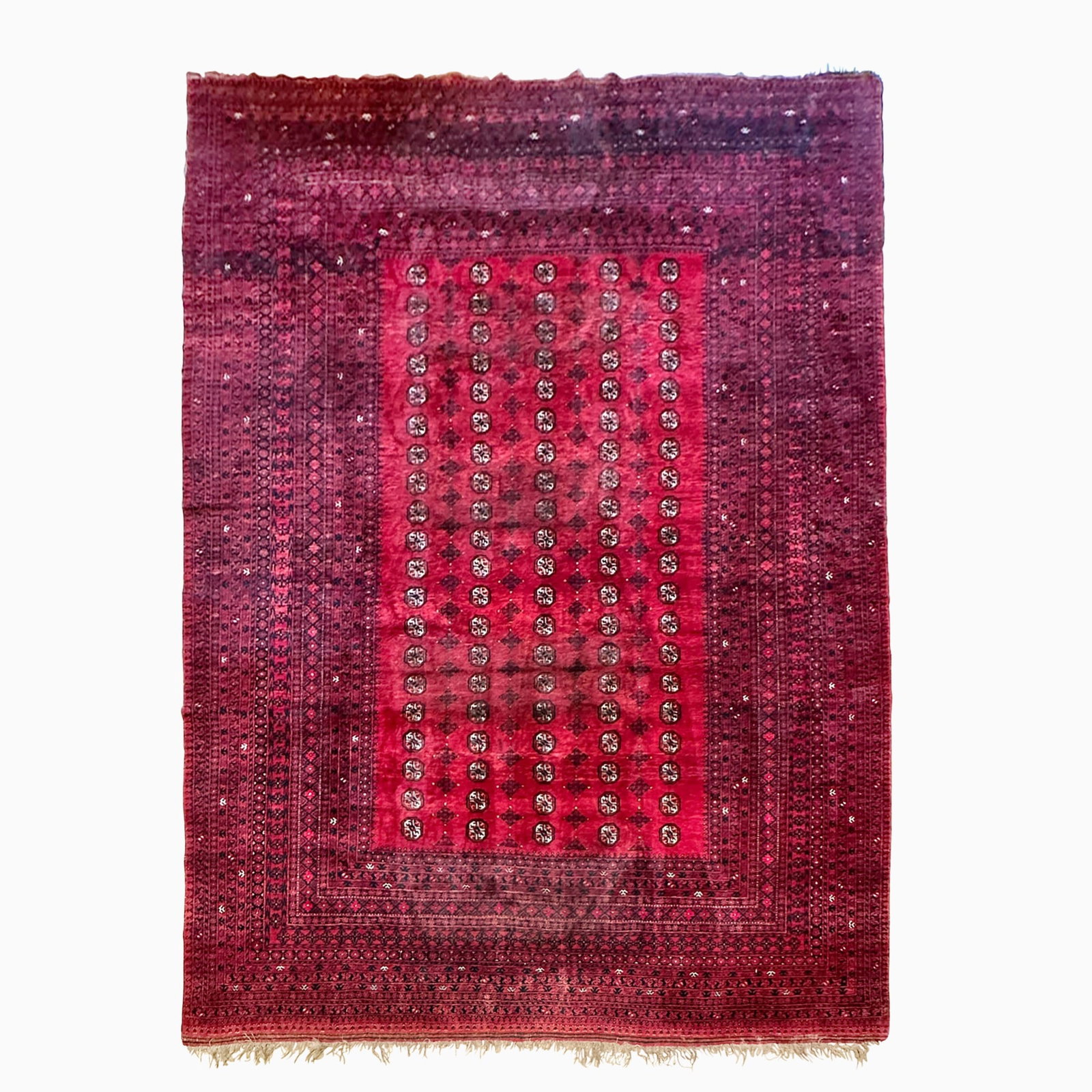 Khan Mohammadi Rug: Afghanistan, Contemporary Approximately 13 feet 2 inches x 10 feet 10 inches.