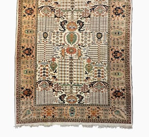 Tabriz-Style Carpet