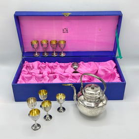Korean Silver Tea Service