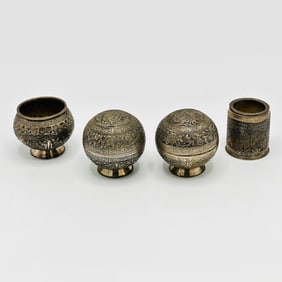 Group of Chinese Silver Table Articles