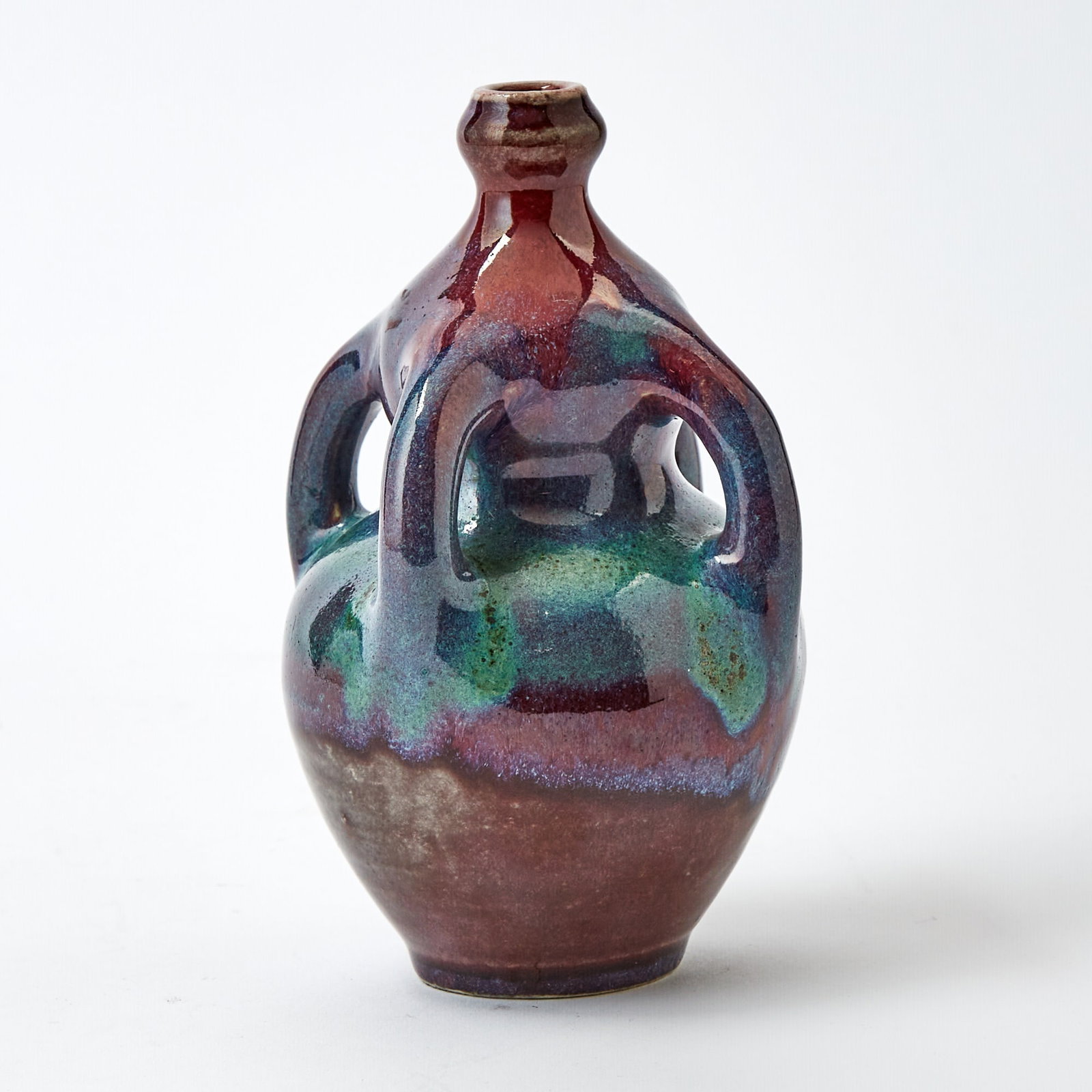 Ernest Chaplet Art Nouveau Glazed Porcelain Vase (1 of 6)