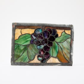 American Leaded Glass "Grapevine" Small Window