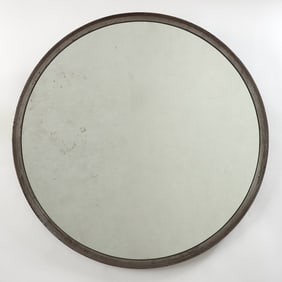 Edgar Brandt Style Iron Framed Mirror