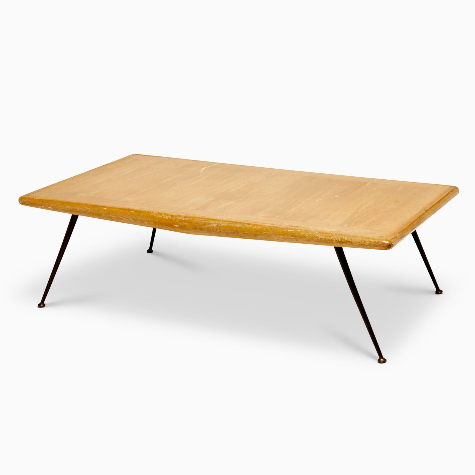 T.H. Robsjohn-Gibbings for Widdicomb Walnut "Model 1786" Coffee Table (1 of 4)