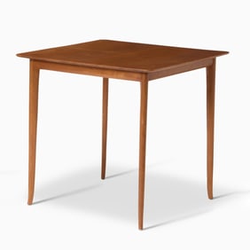 T.H. Robsjohn-Gibbings Style Walnut Games Table