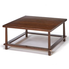 T.H. Robsjohn Gibbings for Widdicomb Walnut Coffee Table
