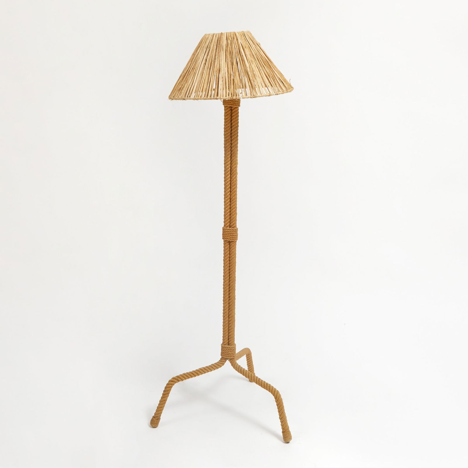 Adrien Audoux + Frida Minet 'Braided Rope' Floor Lamp (1 of 3)