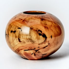Matt Moulthrop Turned White Pine Vessel