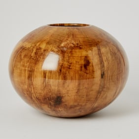 Matt Moulthrop Turned Red Maple Vessel