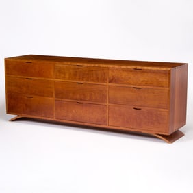 Thomas Moser Cherry Long Chest of Drawers