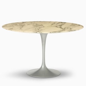Eero Saarinen Marble-Topped Tulip Dining Table