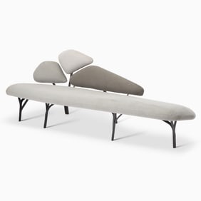Noe Duchaufour-Lawrence for La Chance Steel and Upholstered "Borghese" Sofa