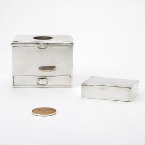 Tiffany & Co. Sterling Silver Table Box