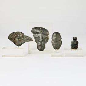 Group of Ethnographic Stone Items
