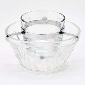 Baccarat "Biarritz" Pattern Glass Caviar Bowl