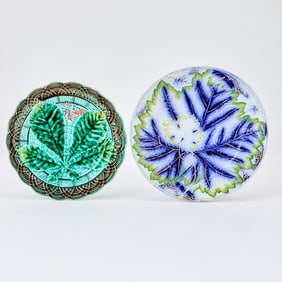 Two Majolica Plates