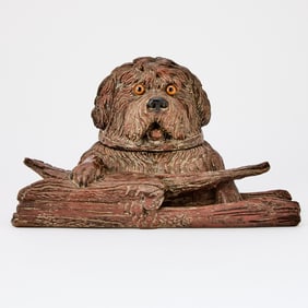 Black Forest Style Composition Tobacco Box