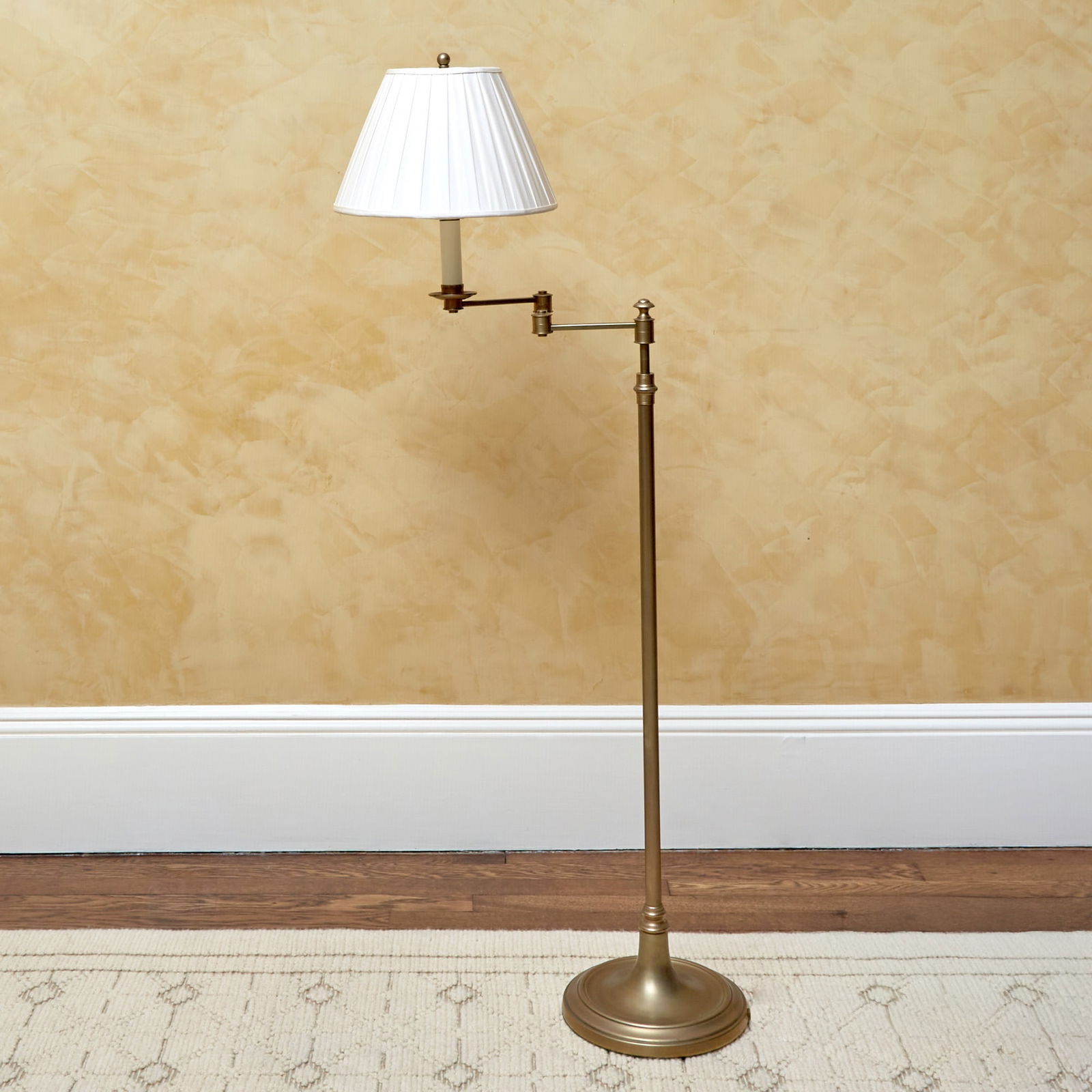 Brass Adjustable Floor Lamp (1 of 2)