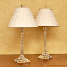 Pair of Acrylic Lamps