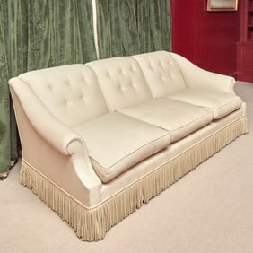 Upholstered Three-Seat Sofa