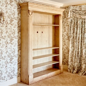 Swedish Gustav III Style Painted Wood Bookcase